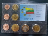 Set Euro - Probe - Lituania 2006 , 8 monede