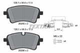 Set placute frana disc Audi A4 B9, A5, A6 C8, A7, A8 D5, Q5, Q7; VW Touareg Motor 2.0 TDI, 2.0 TDI quattro, 2.0 Tfsi, 2.0 Tfsi g-tron, 129.1 mm,