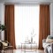 Draperie din catifea blackout cu rejansa din bumbac tip fagure, Madison, 150x270 cm, densitate 700 g/ml, Sepia, 1 buc