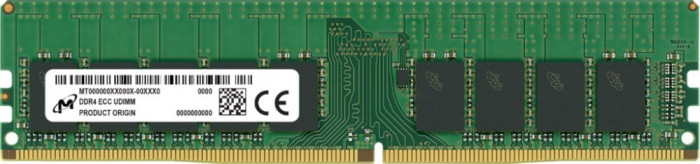 Memorie Server 32GB DDR4 3200AA-E 2Rx8 UDIMM ECC Unbuffered CL22 - Micron MTA18ASF4G72AZ-3G2R