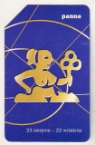 bnk card Cartele telefonice - Polonia - zodiac - fecioara
