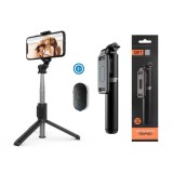 Selfie Stick cu tripod Q01 si telecomanda Bluetooth