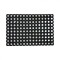 Covoras Intrare Model Domino, Marime 40 x 60 cm, Negru, Antiderapant, Antialergic, Cauciuc