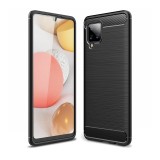 Husa TPU Forcell Carbon pentru Samsung Galaxy A42 5G, Neagra