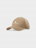 Șapcă cu cozoroc strapback unisex - maro deschis, 4F Sportswear