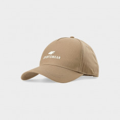 Șapcă cu cozoroc strapback unisex - maro deschis