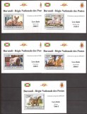 BURUNDI 2013 FAUNA PISICI ( 5 colite de luxe dt.) MNH, Nestampilat