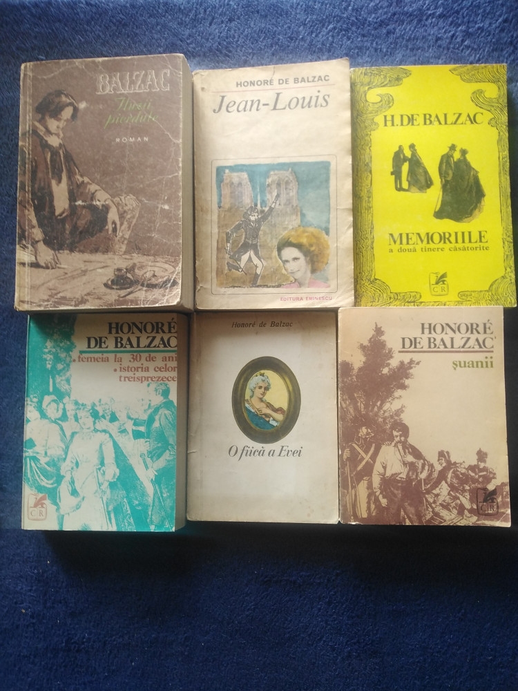Pachet 6 carti - 7 titluri - Honore de BALZAC - clasici ai literaturii |  Okazii.ro