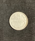 Moneda 10 copeici 1868 argint Rusia, Europa