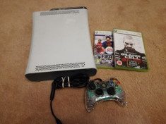 Xbox 360 cu 2 jocuri foto