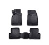 Covorase Auto Tip Tavita Cauciuc ALM Renault Fluence 2009-2015, Negre, Fata+Spate, Fixare Podea