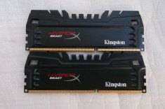 Memorie HyperX Beast 8GB DDR3 (2x4gb) 1600MHz CL9 Dual Channel Kit foto