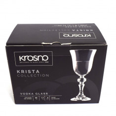 Set 6 pahare Vodka, Krosno Krista, 50ml