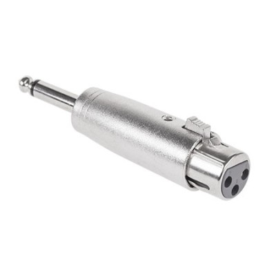 Adaptor Jack 6.3 tata mono la XLR mama foto
