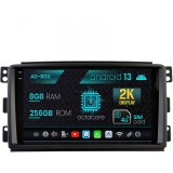 Cumpara ieftin Navigatie Smart For Two (2007-2010), Android 13, X-Octacore 8GB RAM + 256GB ROM, 9.5 Inch - AD-BGX9008+AD-BGRKIT417