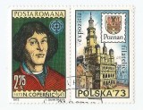 Romania, LP 819a/1973, Aniversari I - N. Copernic, eroare, oblit.