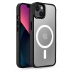 Husa Tech-Protect MagMat Magsafe Iphone 13 14 transparent negru