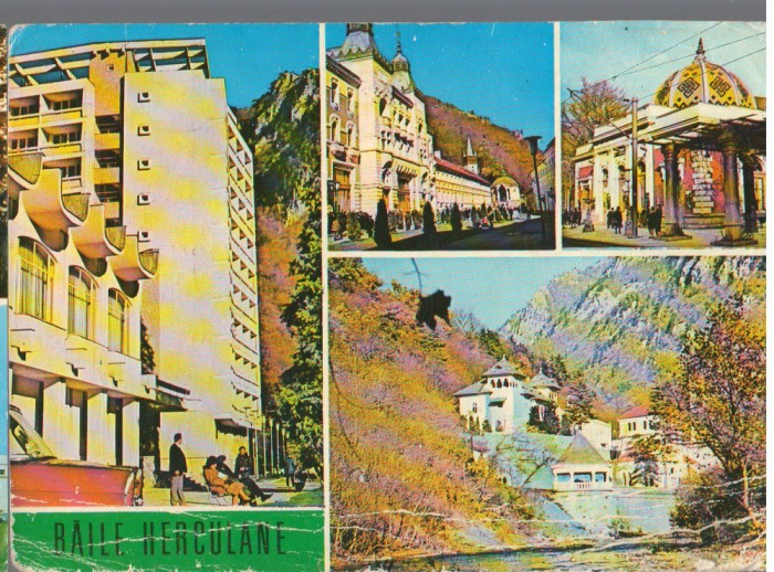 CPIB 15345 - CARTE POSTALA - BAILE HERCULANE. MOZAIC