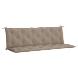 Cumpara ieftin Perna banca de gradina, taupe, 180x(50+50)x7cm, material oxford