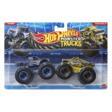 HOT WHEELS MONSTER TRUCK SET 2 MASINI THE 909 SI PURE MUSCLE SCARA 1 LA 64