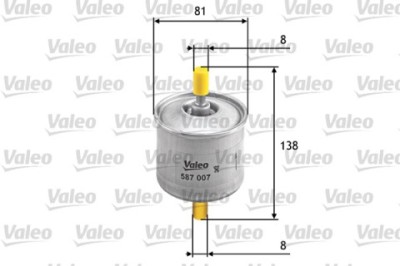 Filtru combustibil VALEO 587007 foto