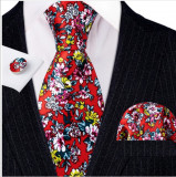 Set cravata + batista + butoni - matase - model 217