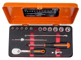 Set Chei Tubulare Hexagonale 1/4