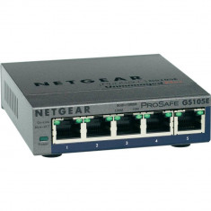 Switch NetGear GS105E-200PES 5 porturi x 10/100/1000 Mb/s foto