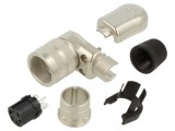 Conector M16 mamă 5 pini, lipire