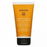 Balsam Reparator Apivita cu Keratina, Miere &amp; Ulei Masline, 150ml - Par Uscat/Deteriorat - 96% Natural