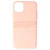 Husa Silicon Roz iPhone 11 Pro Max, High Copy, Protectie Premium