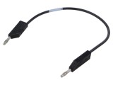 Cablu măsurare HIRSCHMANN 60VDC 30VAC 16A 4mm negru 934090100 soclu axial