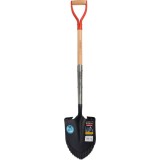 Cumpara ieftin Harlet, cazma, ascutit, cu margini zimtate, coada lemn, 22x30x115 cm, Strend Pro Premium RedShark