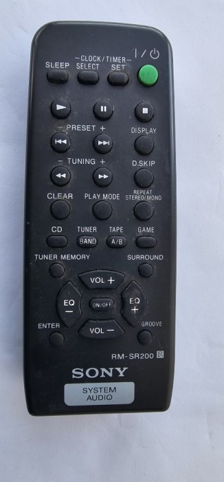 TELECOMANDA SONY RM-SR200 , FUNCTIONEAZA .