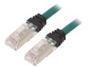 Cablu patch PANDUIT S/FTP Cat 6a 1m verde, 26AWG, LSZH