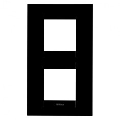 Rama Ornament 2P verticala GEO Gewiss Chorus negru GW16424TN