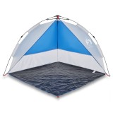Cort camping, albastru azuriu, impermeabil, setare rapida