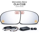 Senzor unghi mort Mercedes-Benz CLA C118 2019-2026 cu oglinda dedicata