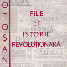 AMS - BOTOSANI - FILE DE ISTORIE REVOLUTIONARA (CU AUTOGRAF)