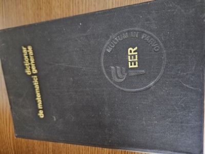 dictionar de matematici generale foto