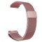 Curea metalica compatibila Xiaomi Watch S1, Milanese Loop, telescoape Quick Release, 22mm, Roz