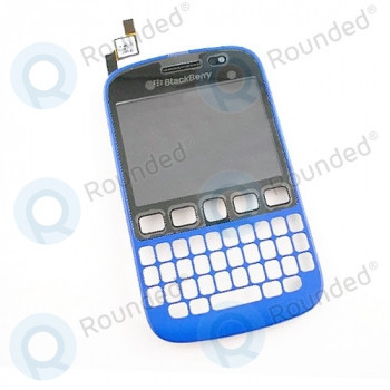 Capacul frontal al modulului de afișare Blackberry 9720 + digitizer albastru (fără lcd) foto