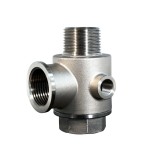 Racord hidrofor ProGarden cu supapa de sens, 5 cai, inox, 1 inch