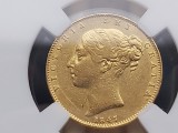 Marea Britanie - 1847 FULL GOLD SOVEREIGN - Victoria - Pentru Colectionari, Europa, Aur