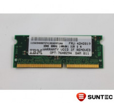 Memorie laptop IBM 42H2819 SODIMM 144-pin SDRAM 32MB 66MHz foto