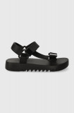 Melissa sandale MELISSA FLOWING PAPETE AD femei, culoarea negru, M.33908.AP407