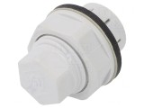 Capac de protecţie IP68 poliamidă gri 16,3mm