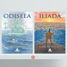 Pachet Iliada și Odiseea - Paperback - Gareth Hinds - Humanitas