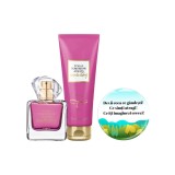 Cumpara ieftin Set complet pentru Ea TTA Everlasting (apa de parfum, souffle de corp), insotit de insigna Dactylion cu mesaj motivational