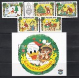 Turks şi Caicos 1984 - Aniversarea a 50 de ani a lui Donald, Serie + Colita, MNH